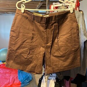Goodfellow & Co Brown Men's Flat Front Shorts